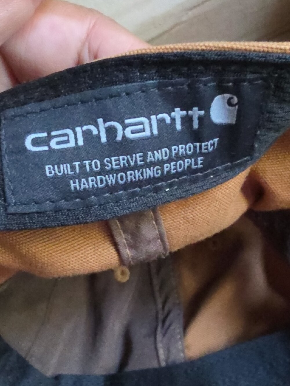 Carhartt Men’s Brown/Tan Workwear Logo Cap - Picture 3 of 12